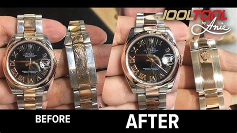 how to polish rolex submariner bracelet|Rolex aftermarket bracelet.